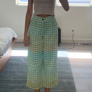 O’Neill multi color plaid pants size 24